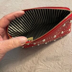 Red Studded Women's Clutch